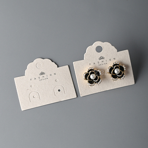 Cartoncini Personalizzati Stampati per Gioielli, Etichette <span class=keywords><strong>Porta</strong></span> Gioielli, Espositori in Cartone con Logo del Marchio, Cartoncini Stampati per Esporre <span class=keywords><strong>Orecchini</strong></span> e Gioielli - Product Image 4