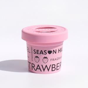 Pas de feu aromathérapie parfum de voiture parfum de maison Purification <span class=keywords><strong>d</strong></span>ésodorisant sous forme de gel parfum de crème glacée solide en papier - Product Image 4