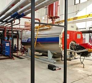 11,4 MW Horizontaler Kondensations-Ultra-NOx-Öl/Gas-Heißwasserkessel <span class=keywords><strong>9</strong></span>.500.000 KCal - Product Image 3