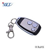 YET049 Nouvelle télécommande universelle 3 boutons pour ouvre-porte de garage 433 MHz, télécommande pour volet roulant à code d'apprentissage personnalisable