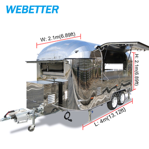 <span class=keywords><strong>Remorques</strong></span> de restauration de luxe WEBETTER EEC(WVTA)&DOT&NSF, camion à hot-dogs, camion à pizza, camion de restauration mobile avec cuisine complète - Product Image 2
