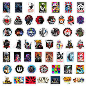 100 Uds gran oferta <span class=keywords><strong>Star</strong></span> <span class=keywords><strong>Wars</strong></span> pegatinas de grafiti etiqueta decorativa para equipaje portátil motocicleta Notebook casco pegatina impermeable - Product Image 5