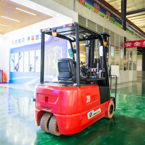 Carretilla elevadora eléctrica de 3 ruedas marca OEM Shantui, camión de rueda de tres puntos con batería de litio 1,6 T 1,8 T 2T Triplex Mast 4,5 m 5M 6m Reach - Product Image 2