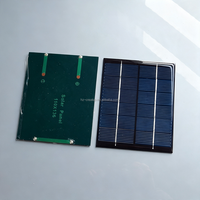 Vente en gros de panneaux solaires en silicium polycristallin 2W 6V, petit panneau solaire en époxy, mini module solaire DIY pour chargeur solaire