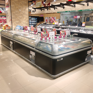 Vitrine Réfrigérée Commerciale Grande Capacité avec Porte Coulissante <span class=keywords><strong>en</strong></span> Verre Transparent pour Supermarché - Product Image 5