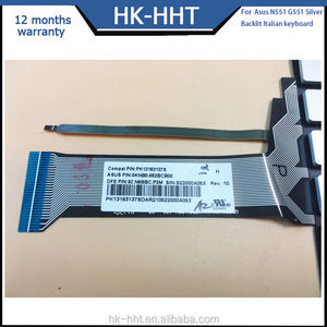Teclado de ordenador portátil italiano Tastiera IT con retroiluminación plateada de 2017 para <span class=keywords><strong>Asus</strong></span> N551 G551 - Product Image 6