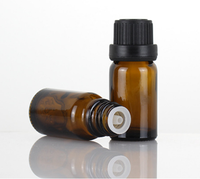 Flacon compte-gouttes vide en verre ambré dépoli transparent 5ml 10ml 15ml 20ml 30ml 50ml 100ml pour crème visage et gouttes pour les yeux