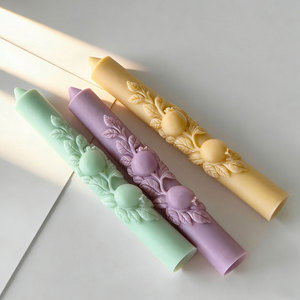 Eco-Friendly <strong>Pomegranate</strong> Long <strong>Candle</strong> Making Food Grade Silicone Mold DIY Embossed Hand-scented <strong>Candle</strong> - Product Image 6