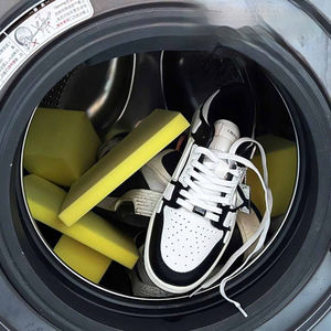 Éponge de lavage de chaussures en silicone de qualité industrielle, coussin de friction puissant pour les accessoires d'équipement de blanchisserie - Product Image 1