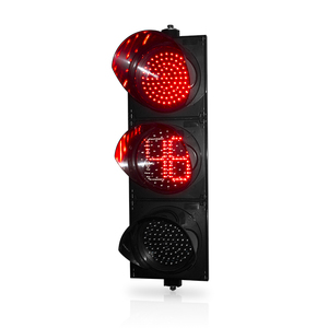 Lampu Lalu Lintas LED Hitung Mundur Bola Merah Hijau 200mm yang Dapat Disesuaikan untuk Keamanan Jalan - Product Image 3