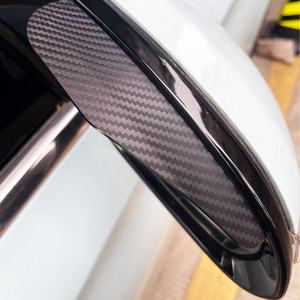 Protector de Lluvia para Espejo Retrovisor de Coche, Impermeable, con Textura de Fibra de Carbono, Flexible y Fluorescente - Product Image 2