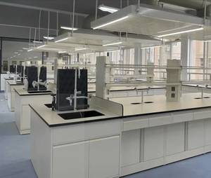 Banc de laboratoire tout acier, <span class=keywords><strong>plaque</strong></span> en acier laminé à froid, résistant à la corrosion et aux hautes températures, design moderne VitalLab, origine Guangdong - Product Image 6