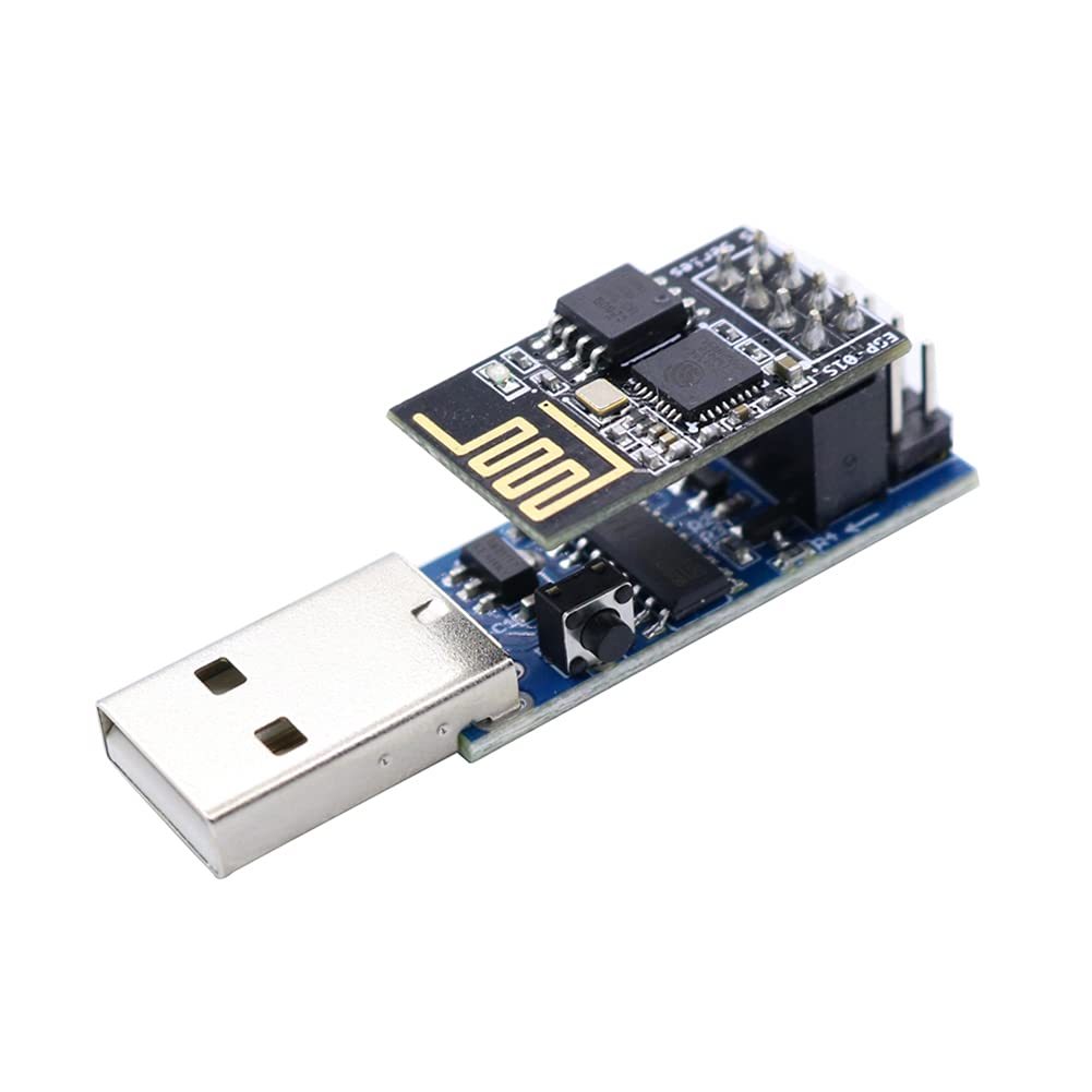 Produktbild von ESP8266 ESP-01S 4MB WiFi Modul + CH340G Programmer – Für IoT Und Arduino