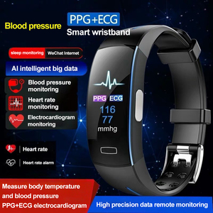 Rohs Fc Ce Pulseras Inteligentes y Wmart Band Android Watch Cg, 24H Temp, Bp, Spo2 Reloj Inteligente 24H Temp 0,96 "Smartwatch Bp Monitor - Product Image 2