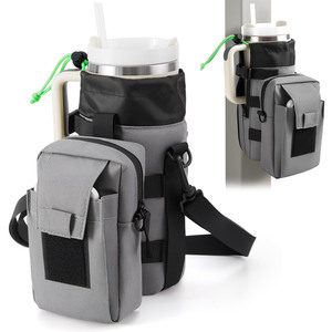 Sac de sport magnétique personnalisé pour bouteille d'eau, nouveau design, sac bandoulière magnétique avec pochette pour bouteille, accessoires d'entraînement - Product Image 3