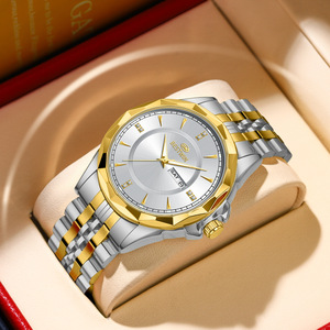 Nuevo Reloj de Lujo para Hombre, Moderno, Mecánico, Resistente al Agua, con Calendario, Esfera de Cristal de Zafiro, Correa de Acero Inoxidable, Duradero - Product Image 1