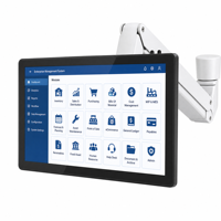 15.6 21.5 23.6 Inch Industrial Android Panel Pc Dengan Komputer Android Layar Sentuh Kapasitif All in One Set Komputer Desktop Pc
