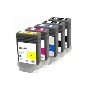 HiTek Image Compatible Canon PFI-102 PFI102 PFI 102 Pigment Ink Cartridge For IPF500 510 600 610 700 710 Printers