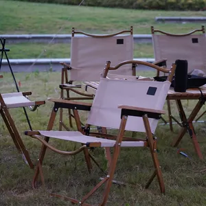 Chaise de plage de camping portable pliante à ressort de haute qualité