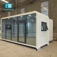 Precios de China Envío de lujo 20ft manzana Cabina Contenedor Casa prefabricada Dormitorio prefabricado para la venta