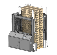 Empileur et déempileur de palettes pour ligne d'emballage