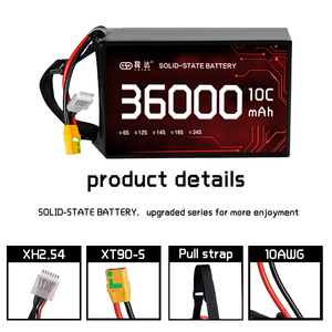 Enerforce công suất cao 36000mAh 24S BATTERIE de Drone dung lượng cao trạng thái rắn Pin cho bay không người lái lớn mô hình chuyến bay dài hạn - Product Image 5
