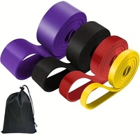 Bandas de Resistencia Unisex para Gimnasio, Ecológicas y Duraderas, de TPE, para Yoga, Pilates, Fitness, Expansión, Ejercicios de Fuerza y Dominadas