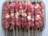 Machine à brochettes, machine à satay / machine à brochettes de kebab manuelle pour barbecue / machine à brochettes de poulet shish kebab