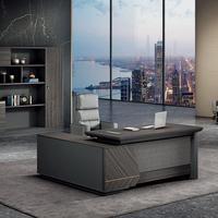 Bureau de direction en forme de L, moderne, en MDF, modulaire, convertible, mobilier de bureau sain
