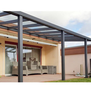 Gazebo imperméable Pergola aluminium extérieur Overkapping carport structure système <span class=keywords><strong>solaire</strong></span> carport pergola - Product Image 6