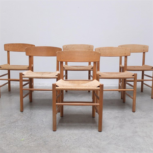 Silla de Madera Maciza Nórdica Minimalista Personalizable al por Mayor, Sillas de Comedor Cómodas de Estilo Occidental, Silla <span class=keywords><strong>Mogensen</strong></span> para Restaurante - Product Image 4