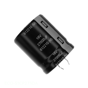 Condensateur traversant à aluviens traversants 27000 µF 20 % 16 V SNAP TH 27000 µF ECO-S1CP273DA - Product Image 1