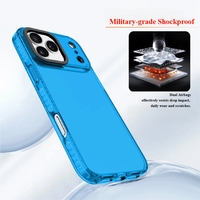 Coque de téléphone antichoc en TPU avec logo personnalisé, 15 couleurs, anti-jaunissement, transparente et souple pour iPhone 17 Pro Max 16 15 – Vente en gros