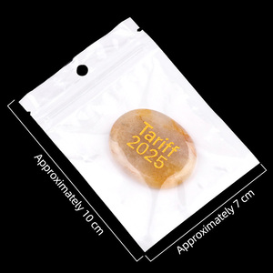 Hot Sales Natural <strong>Yellow</strong> <strong>Jade</strong> Runestone Witch Rune Healing Stones Tariff Runic Divination Rune Symbols for DIY Worry <strong>Stone</strong> - Product Image 2