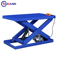 Plataforma Elevadora de Tijera Eléctrica Taigang TGZG-G 1M-4M, Altura de Elevación 500kg-4000kg, Accionamiento Hidráulico, Control Remoto Inalámbrico, 10m