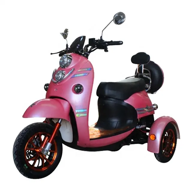 Originale Glassopular potente moto alla moda adulti triciclo elettrico passeggero chiuso 501 - 800W personalizzato 35 km/h