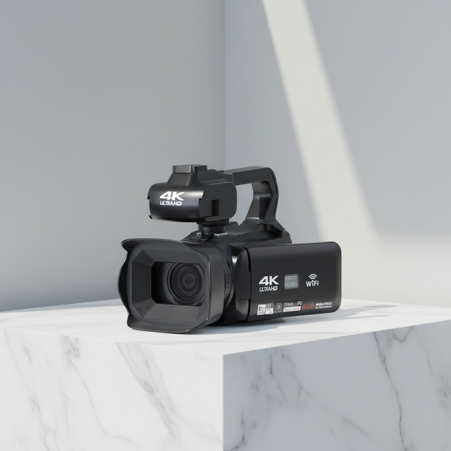 Premium Professional Video Camera Digital 4K Wifi 18X Digital Zoom 4.0" Touch Screen CMOS Sensor Over 25MP