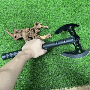 Tuyệt vời Double -bit cắm trại rìu với vỏ bọc đa chức năng chiến thuật rìu với cờ lê Viking tomahawks với sợi thủy tinh xử lý - Product Image 2