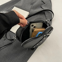 OEM Petit Mini Sac Coeur Sac à Main Sac à Bandoulière Style Y2K Petit Sac à Main Gothique Coeur Fourre-Tout PU Sac à Bandoulière