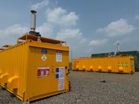 Armoire de stockage extérieure en métal pour déchets dangereux SCEELAB, pour hôpitaux, laboratoires, pharmacies et écoles