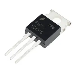 In Stock FQP50N06 50A60V TO-220 N-channel Mosfet 50N06