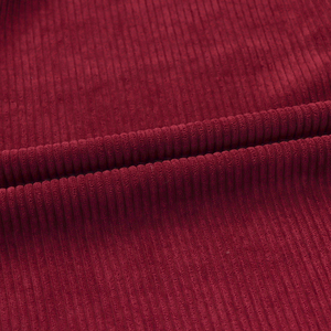Vente chaude 100% Polyester 8 Pit Corduroy Material 230g Tissu en velours côtelé teint pour jupe de demoiselle d'hiver - Product Image 1