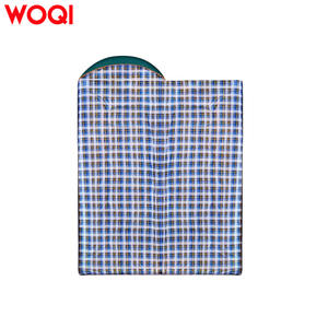 Sac de couchage rectangulaire Woqi en nylon imperméable léger et compressible pour 3 saisons, camping, randonnée, extérieur, usage adulte - Product Image 4