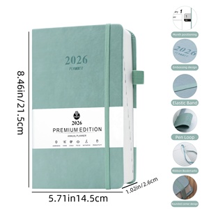 Tùy chỉnh <span class=keywords><strong>2025</strong></span> 2026 kế hoạch A5 Nhật Ký bìa cứng chương trình nghị sự hàng tháng kế hoạch hàng tuần các nhà sản xuất - Product Image 2