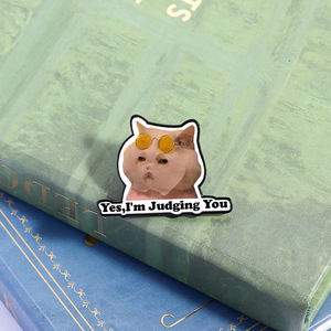 Эмалированная брошь в виде кота - Product Image 3