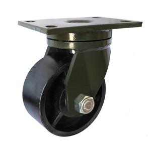 Manufacturer großhandel platte <span class=keywords><strong>caster</strong></span> F3 super heavy <span class=keywords><strong>6</strong></span> inch voller eisen rad - Product Image 3