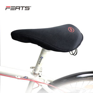 FERTS Slim Shape 280*180mm Polyester + <span class=keywords><strong>GEL</strong></span> avec points antidérapants <span class=keywords><strong>sur</strong></span> le dos et bandes bouclées pour l'ajustement de la housse de <span class=keywords><strong>selle</strong></span> coussin de siège - Product Image 6