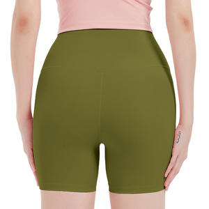 Pantalons de yoga à trois points, shorts de fitness à séchage rapide couleur pêche pour l'été, leggings de sport pour la course à pied et l'entraînement pour femmes - Product Image 2