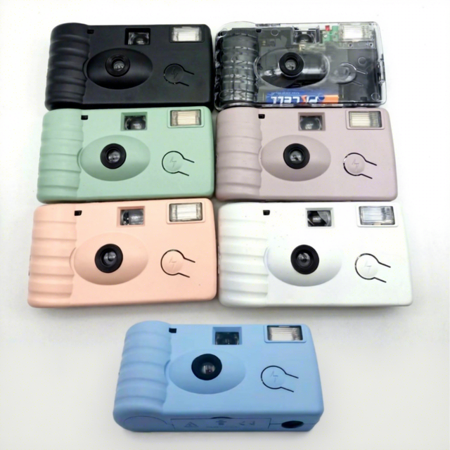 Retro Design 35mm Disposable Film Camera Model 135 with Custom Logo Option