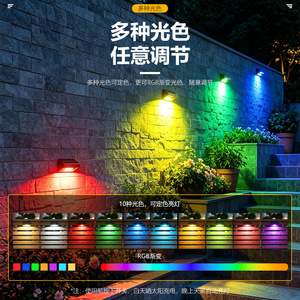 Lámpara Solar de Pared Xinyao con 8 LED, Impermeable, para Jardín - Product Image 3